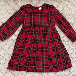 Old Navy Red Plaid holiday Dress